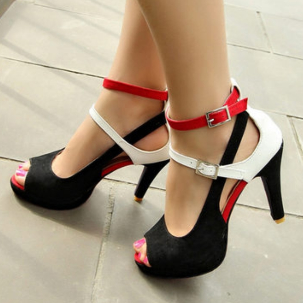 Get More Beauty Peep Toe Pumps